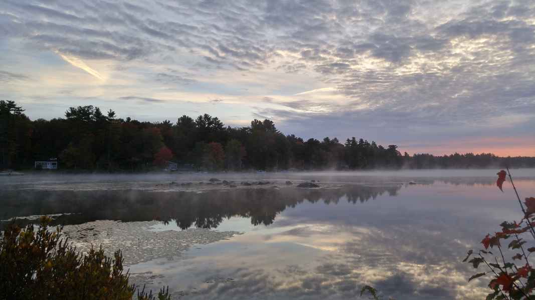 Fall Foliage at the Lake in Barrington from Lisa Hoffman