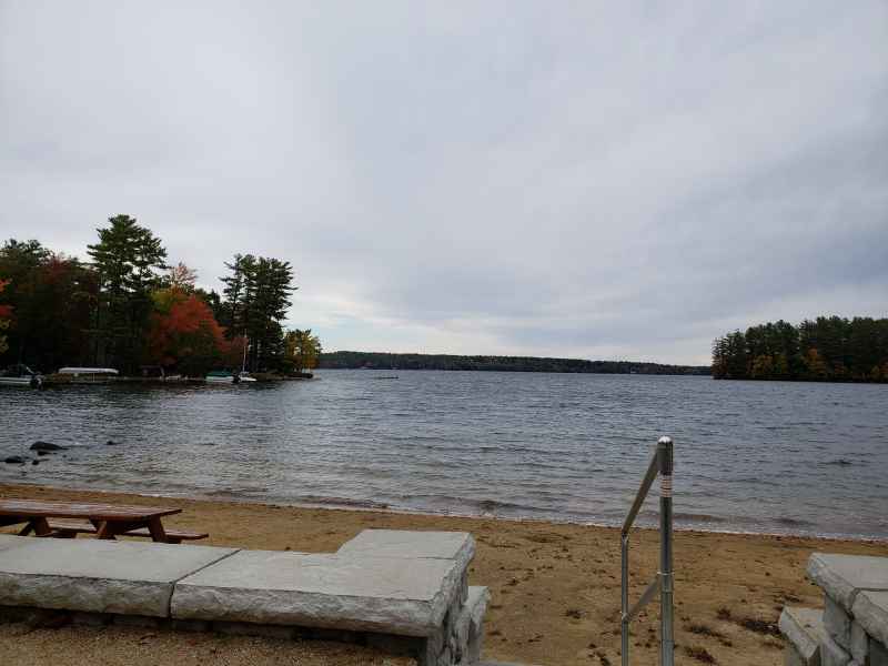 Fall Foliage at Bow Lake in New Hampshire